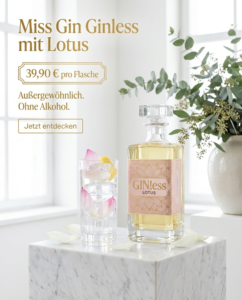 Miss Gin Ginless mit Lotus