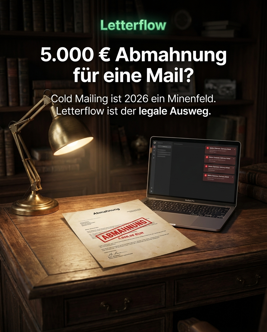 5.000 € Abmahnung für eine Mail?